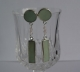 DESARU GREEN GLAZE EARRINGS 2